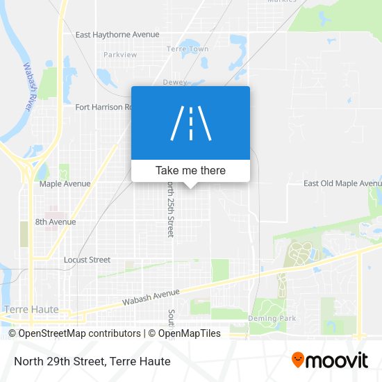 Mapa de North 29th Street