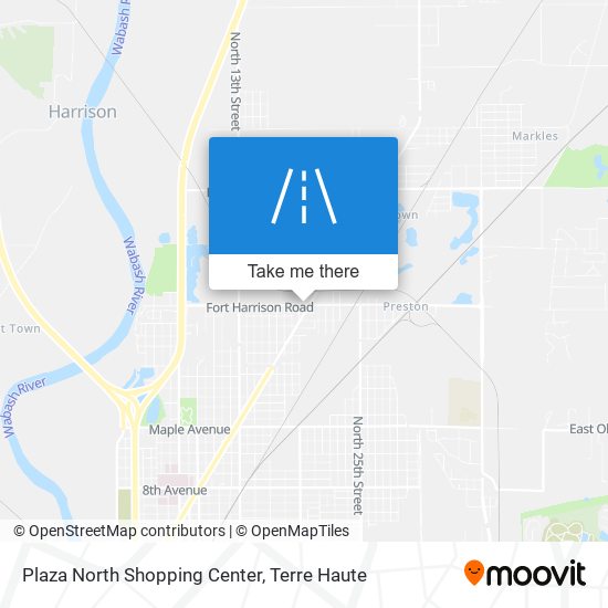 Plaza North Shopping Center map