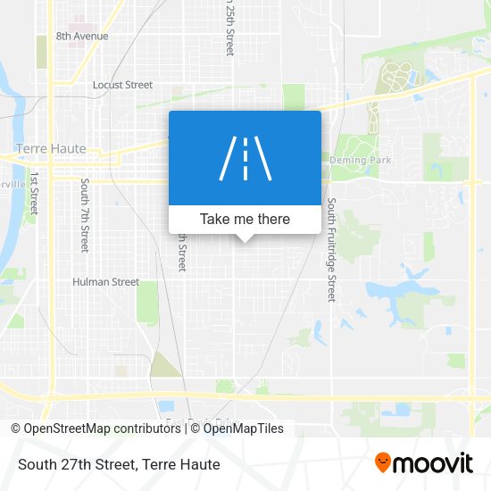 Mapa de South 27th Street