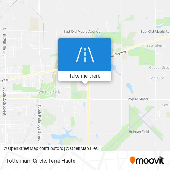 Tottenham Circle map