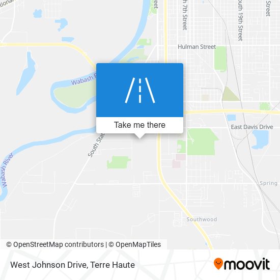 West Johnson Drive map