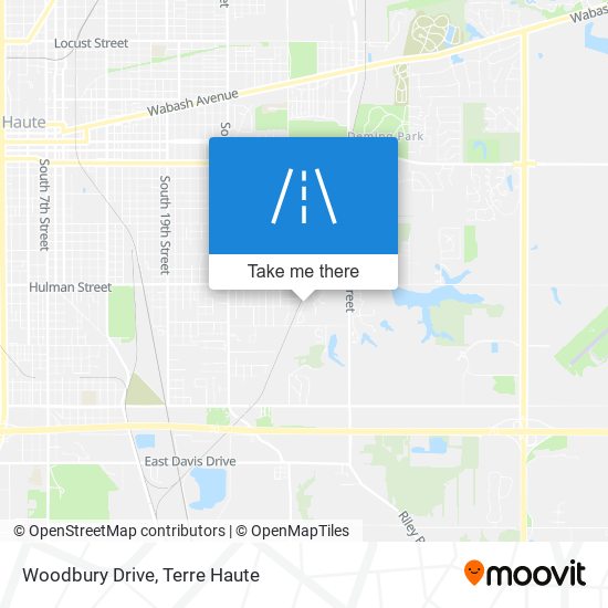 Woodbury Drive map