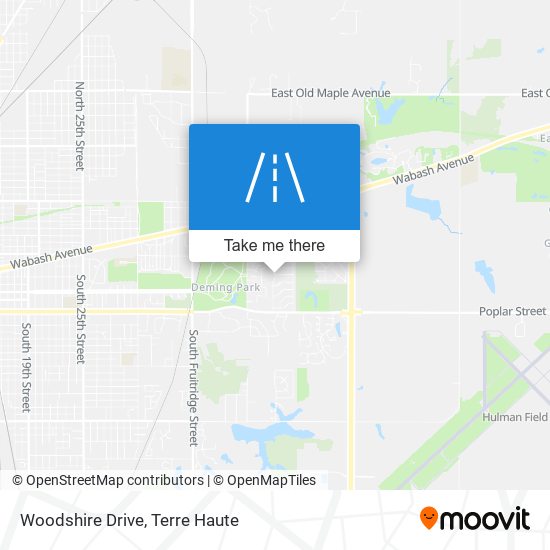 Woodshire Drive map