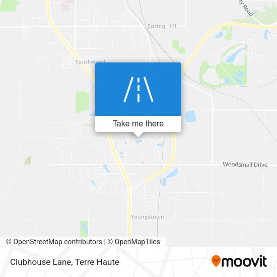 Clubhouse Lane map