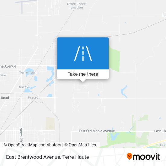 East Brentwood Avenue map