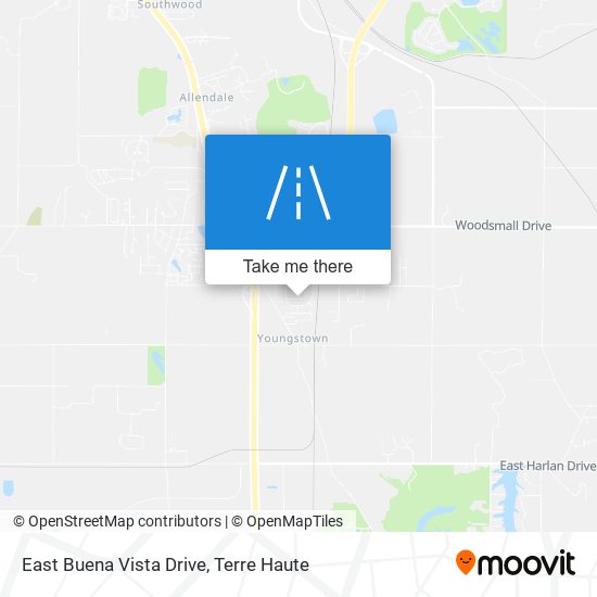 East Buena Vista Drive map