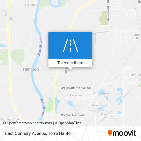 East Connery Avenue map