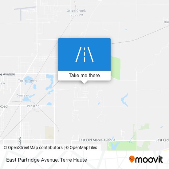 Mapa de East Partridge Avenue