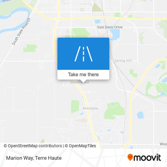 Marion Way map