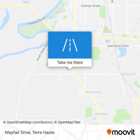 Mayfair Drive map