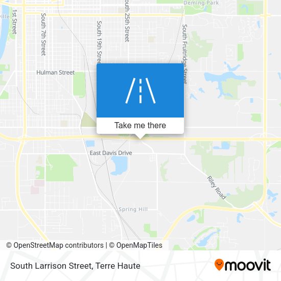 South Larrison Street map