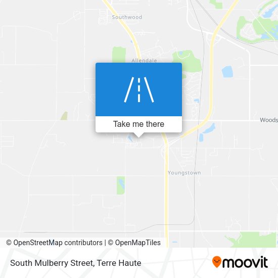 South Mulberry Street map