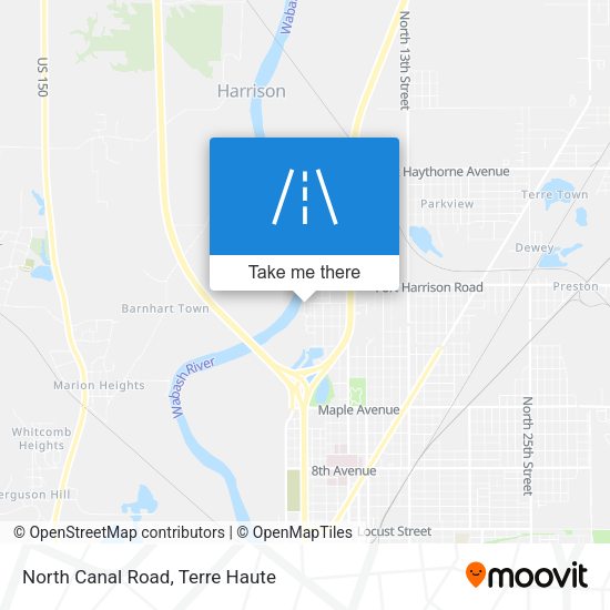 Mapa de North Canal Road