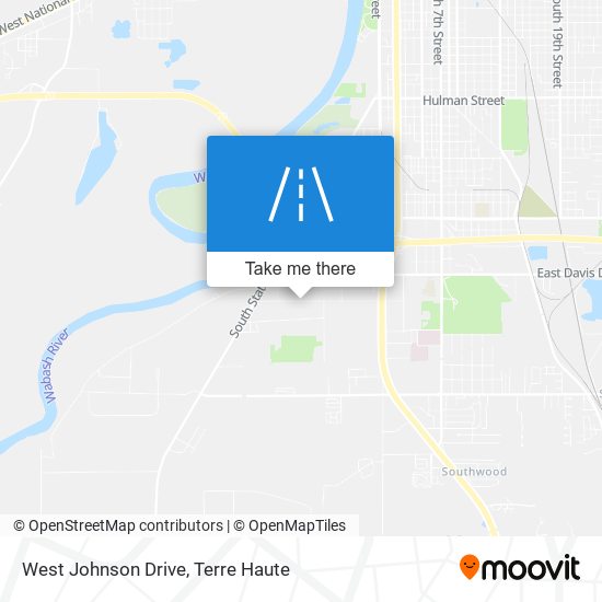 West Johnson Drive map