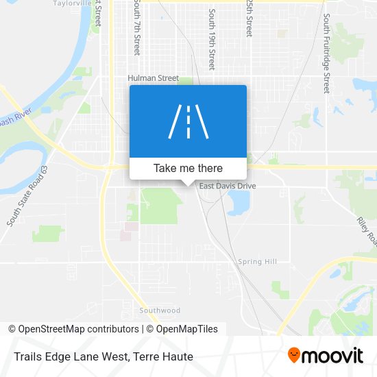 Trails Edge Lane West map