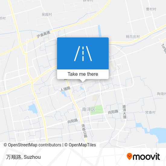 万顺路 map