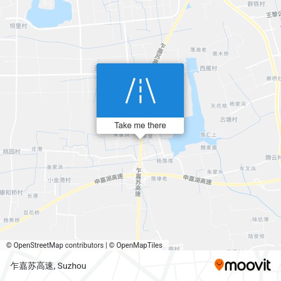 乍嘉苏高速 map