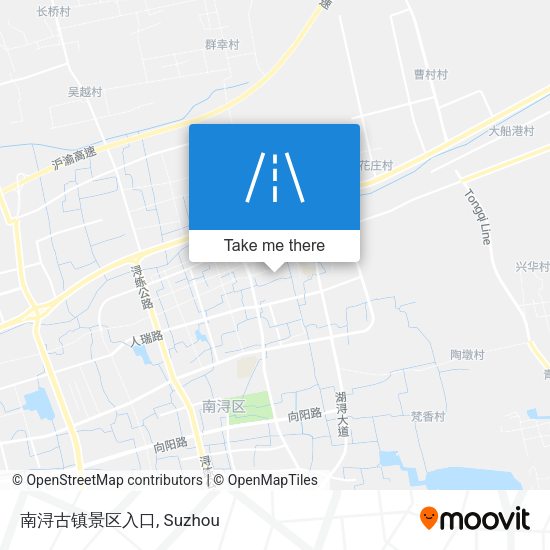 南浔古镇景区入口 map