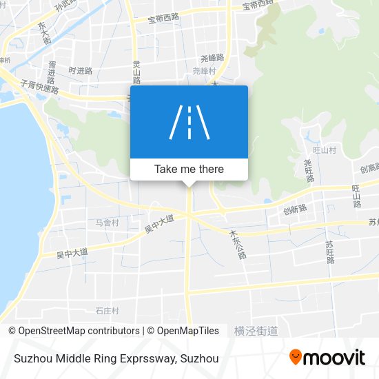 Suzhou Middle Ring Exprssway map