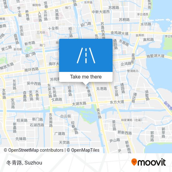 冬青路 map