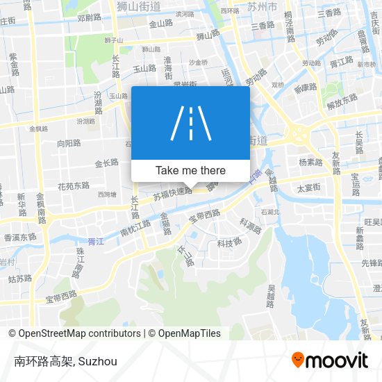 南环路高架 map