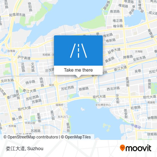 娄江大道 map