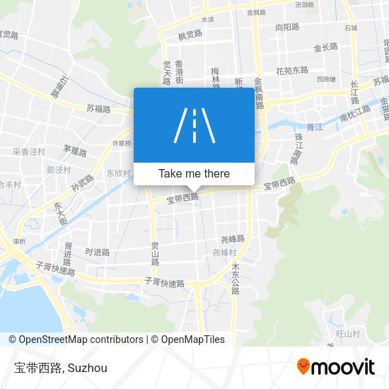 宝带西路 map