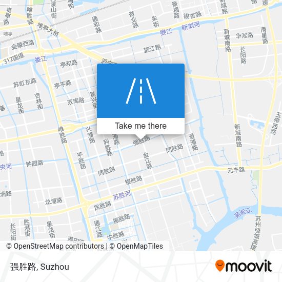 强胜路 map