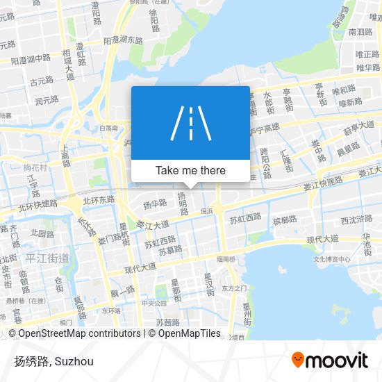 扬绣路 map