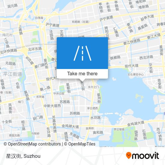 星汉街 map