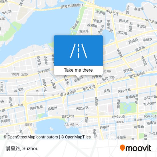 晨星路 map