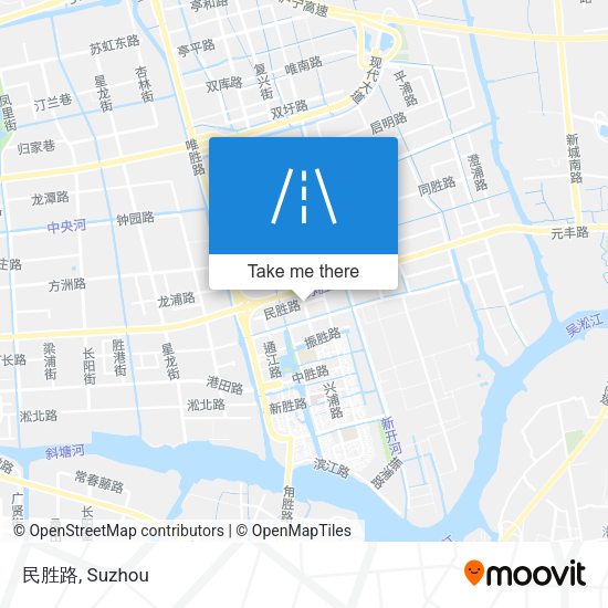 民胜路 map