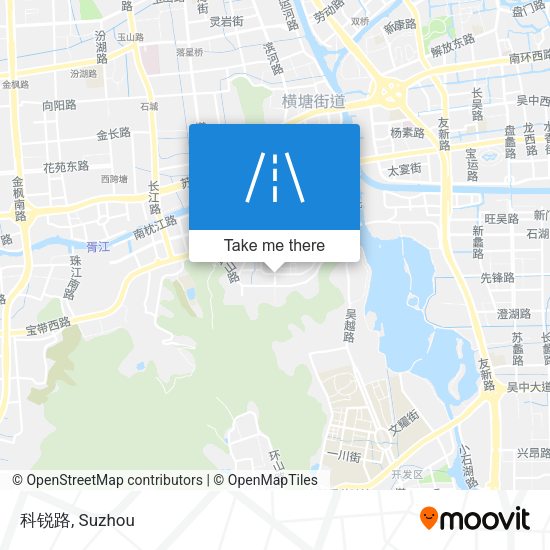科锐路 map