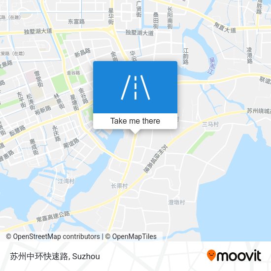 苏州中环快速路 map