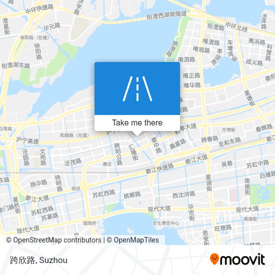跨欣路 map