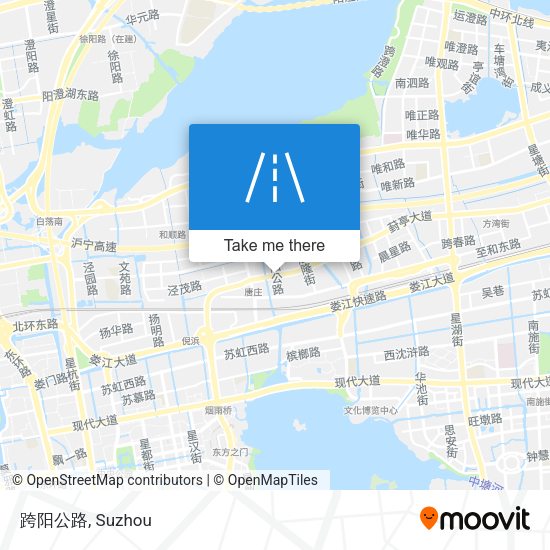 跨阳公路 map