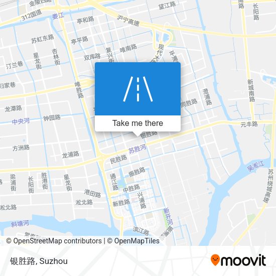 银胜路 map