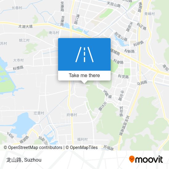 龙山路 map