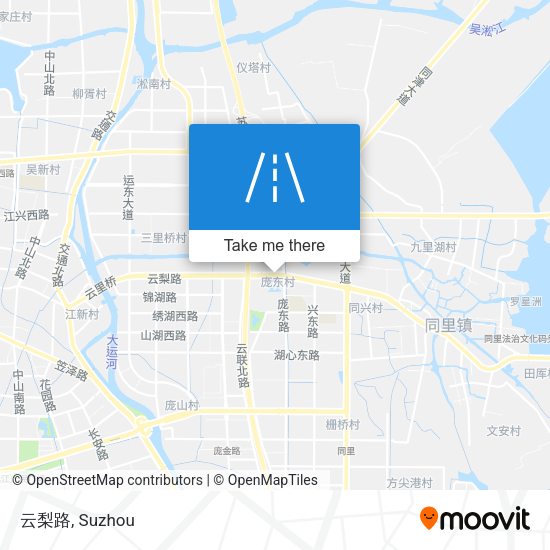 云梨路 map