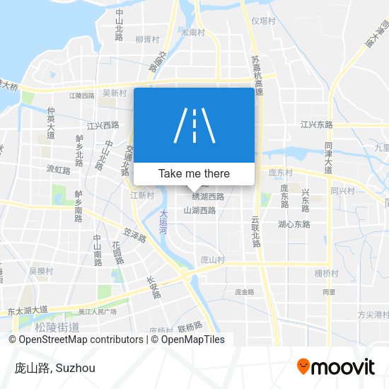 庞山路 map
