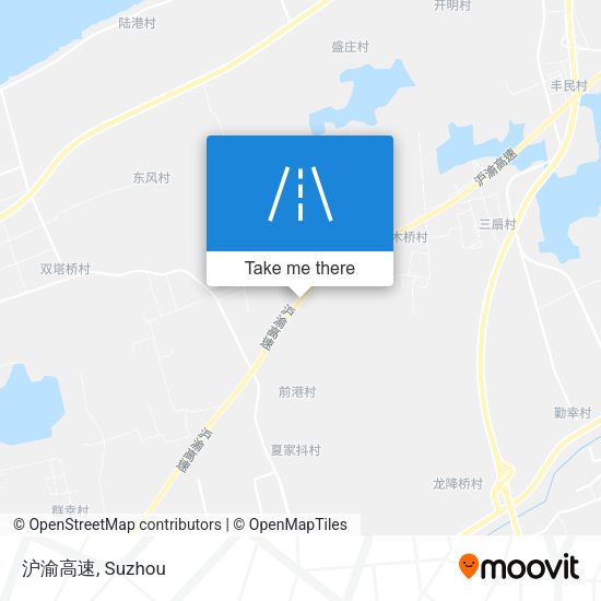 沪渝高速 map