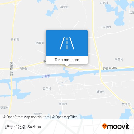 沪青平公路 map
