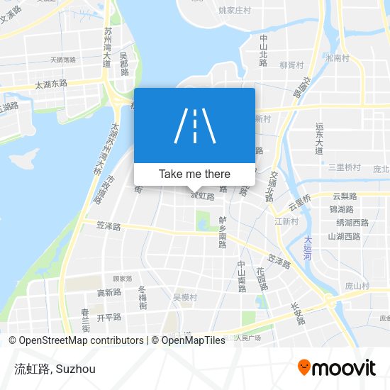 流虹路 map