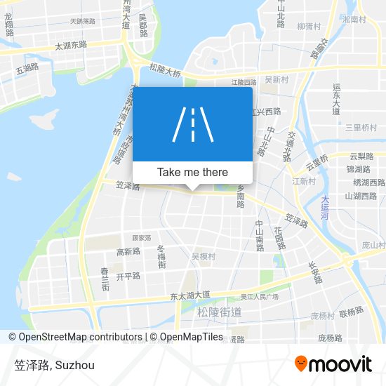 笠泽路 map