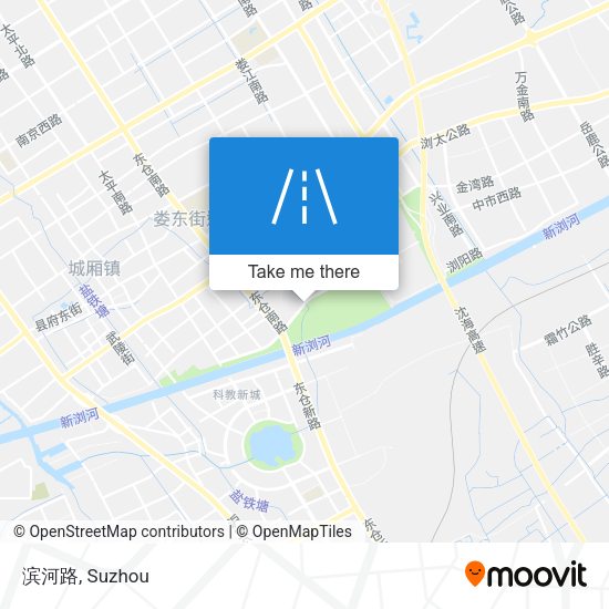 滨河路 map