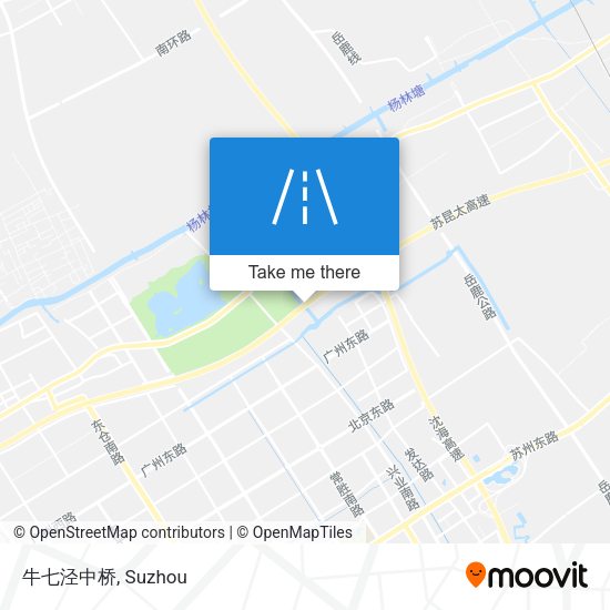 牛七泾中桥 map
