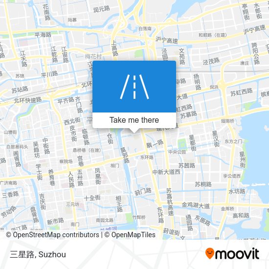 三星路 map