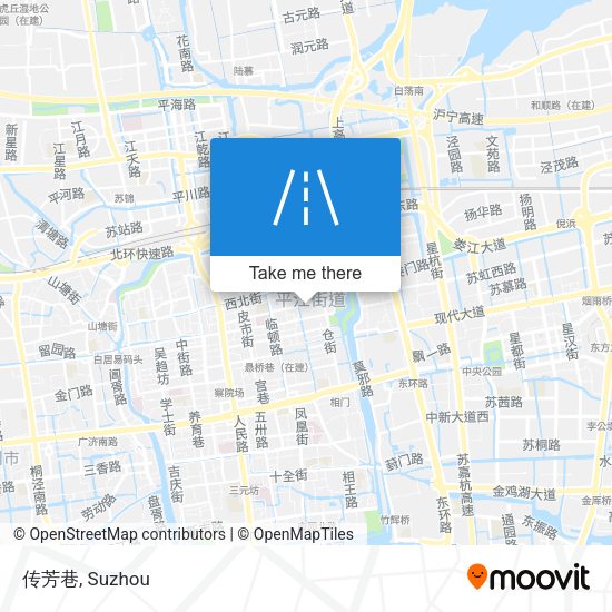 传芳巷 map