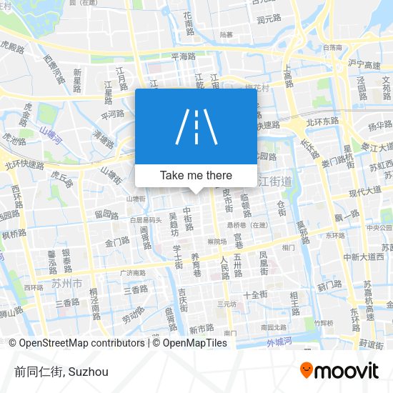 前同仁街 map
