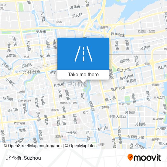 北仓街 map